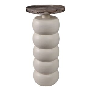 HARLEYHAVEN WHITE ACCENT TABLE 22 (IN)