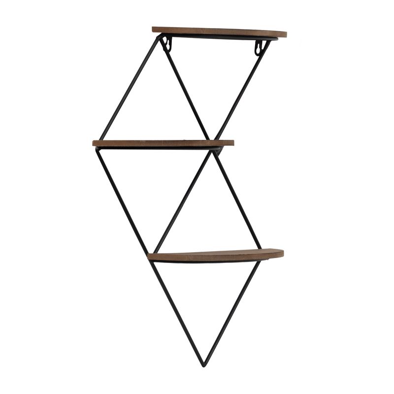 WALTBEACH BROWN WALL SHELF 21 (IN) - Imagen 3