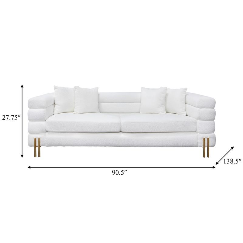 ESSEXRIDGE WHITE SOFA 91 (IN) - Imagen 6