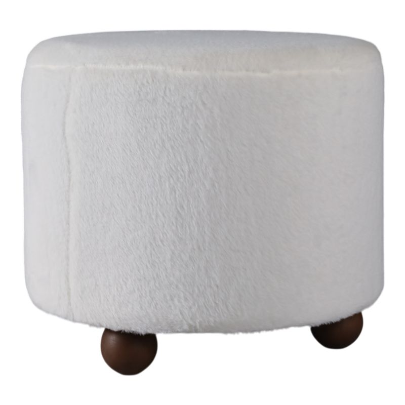 BAKERGROVE IVORY OTTOMAN 18 (IN) - Imagen 4