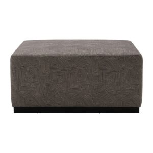 SHAWWIND GRAY OTTOMAN 18 (IN)