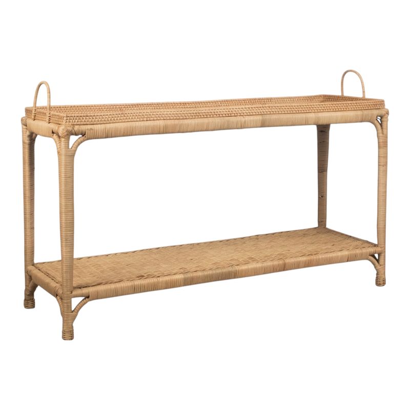 ENNISWIND SET OF 3 TAN CONSOLES 30 (IN) - Imagen 5