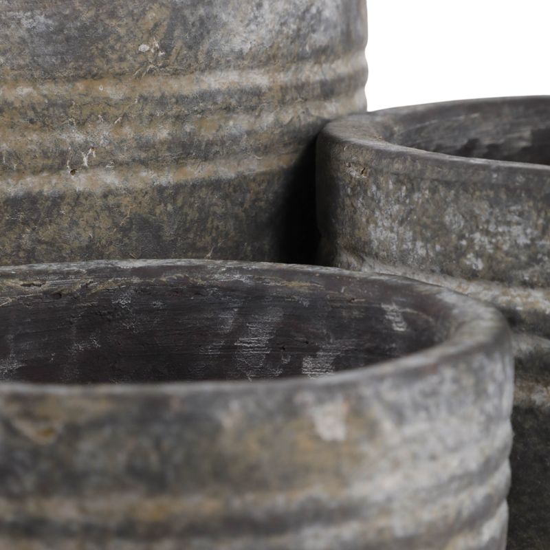 EDGEGATE SET OF 3 BROWN PLANTER 8 (IN) - Imagen 6
