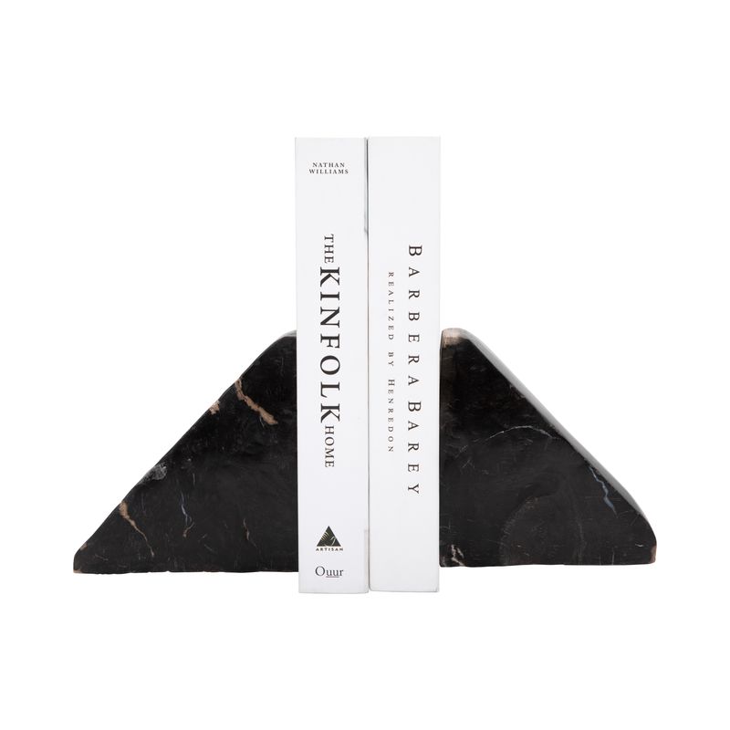 CHILTONVIEW SET OF 2 BLACK BOOKENDS 6 (IN) - Imagen 3