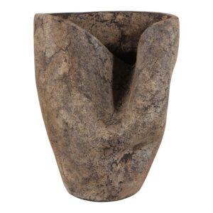 RUSHBROOK BROWN VASE 14 (IN)