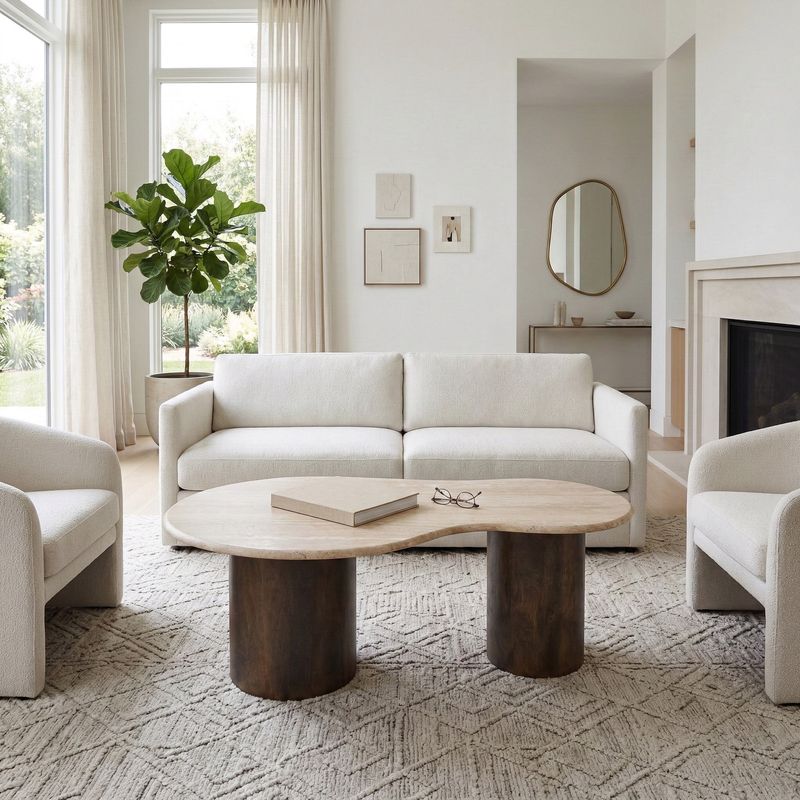 FLINTWICK BROWN COFFEE TABLE 16 (IN) - Imagen 2