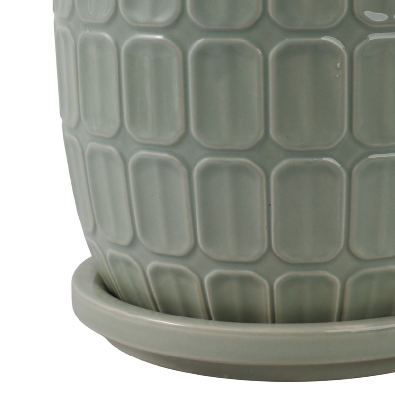 LEONAHAM SET OF 2 GREEN PLANTER 7 (IN) - Imagen 6