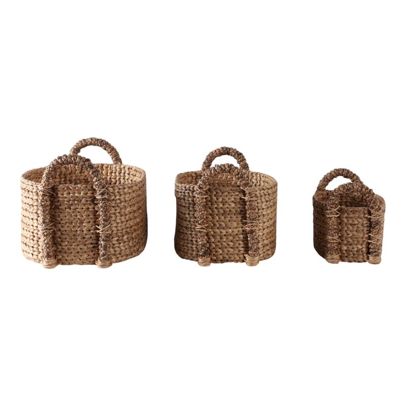 ROSSSIDE SET OF 3 TAN BASKETS 16 (IN) - Imagen 4