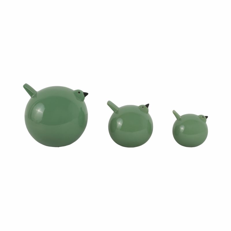 HARKENLEY SET OF 3 GREEN DECOR 7 (IN) - Imagen 3