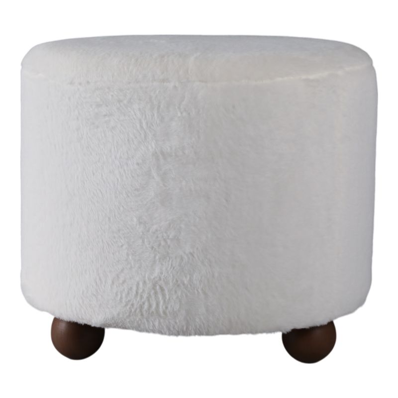 BAKERGROVE IVORY OTTOMAN 18 (IN) - Imagen 5