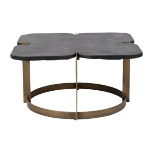 HELTONOAK BLACK COFFEE TABLE 17 (IN)