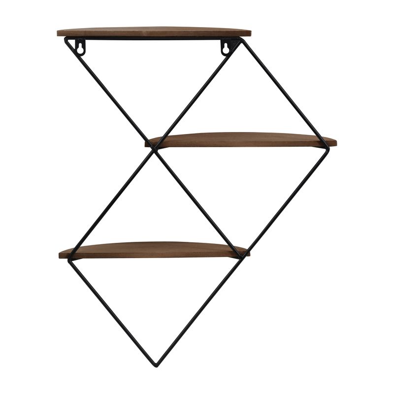 WALTBEACH BROWN WALL SHELF 21 (IN) - Imagen 6