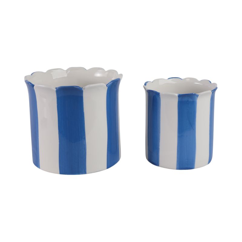 RAFESHAW SET OF 2 BLUE PLANTER 7 (IN) - Imagen 5