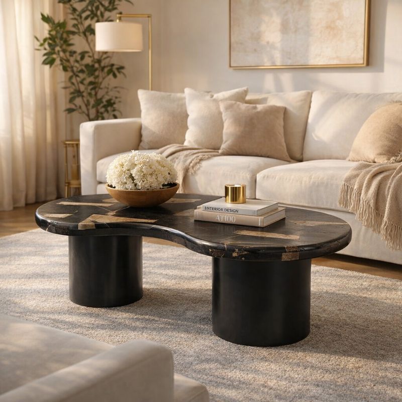 COLVINWIND BLACK COFFEE TABLE 19 (IN) - Imagen 2