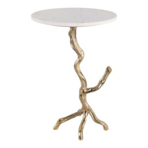 BRAE WHITE TABLE 22 (IN)