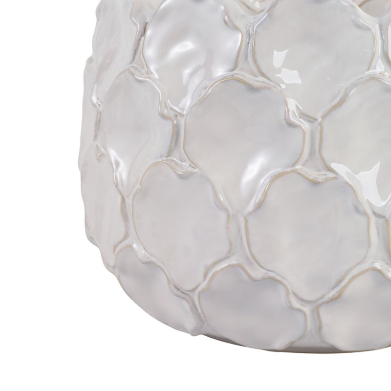 HAZENSHAW SET OF 3 WHITE PLANTER 11 (IN) - Imagen 5