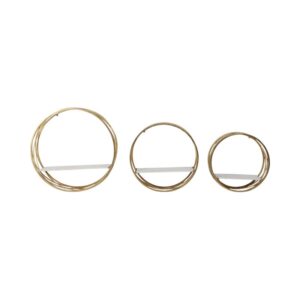 HAMPTONMORE SET OF 3 WHITE WALL SHELF 6 (IN)