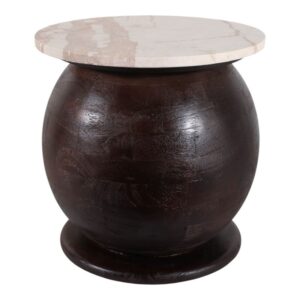 BRADENWICK BROWN TABLE 17 (IN)