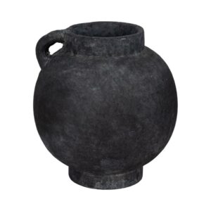 CORBINFORD BLACK VASE 12 (IN)