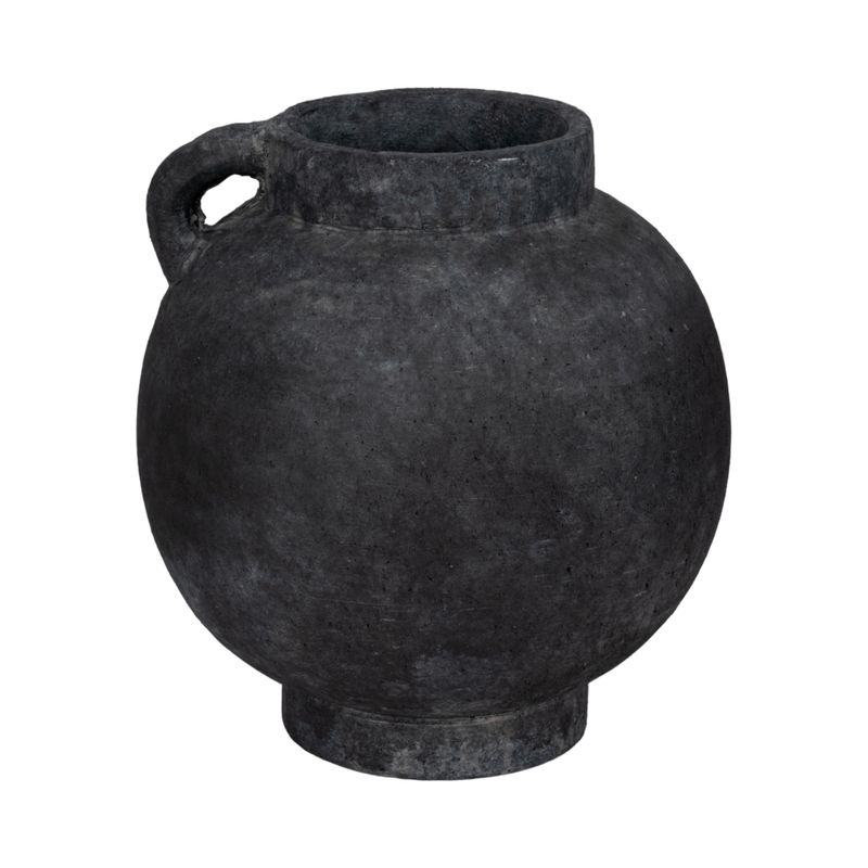 CORBINFORD BLACK VASE 12 (IN)