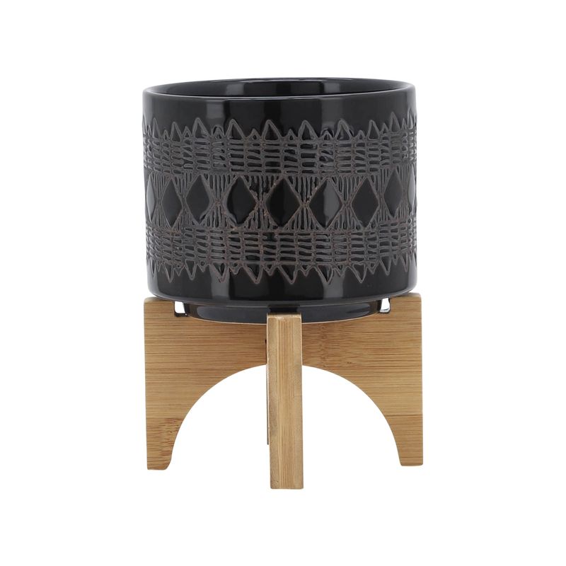 DREWSIDE BLACK PLANTER 6 (IN) - Imagen 3