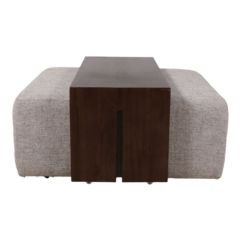 DRYDENFORD IVORY OTTOMAN 17 (IN) - Imagen 3