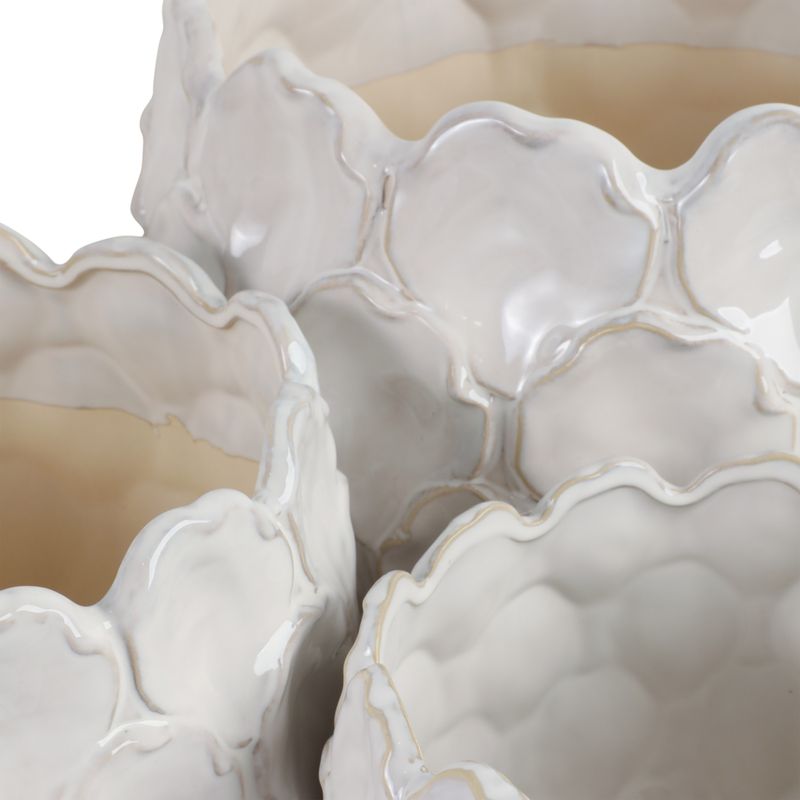 HAZENSHAW SET OF 3 WHITE PLANTER 11 (IN) - Imagen 6