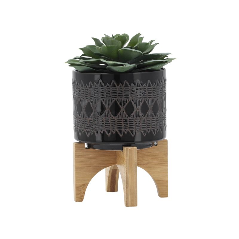 DREWSIDE BLACK PLANTER 6 (IN) - Imagen 4