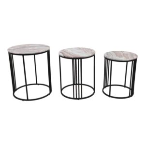 BRYNMILL SET OF 3 BLACK TABLE 24 (IN)