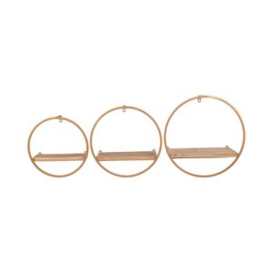 GAIGESTONE SET OF 3 BRONZE WALL SHELF 8 (IN)