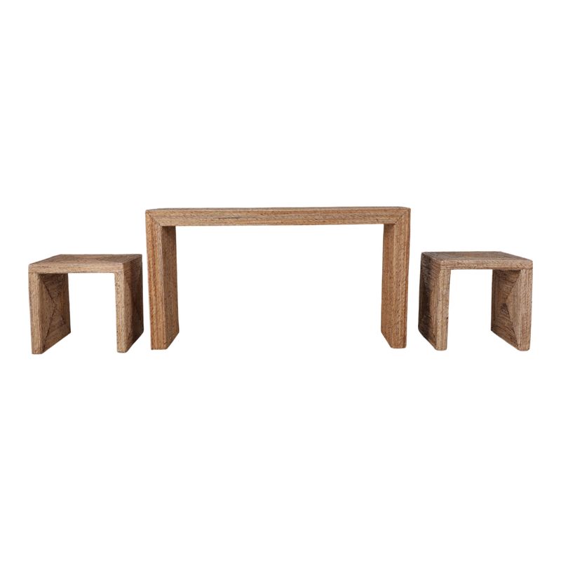 WARRENWORTH SET OF 3 TAN CONSOLES 55 (IN) - Imagen 4