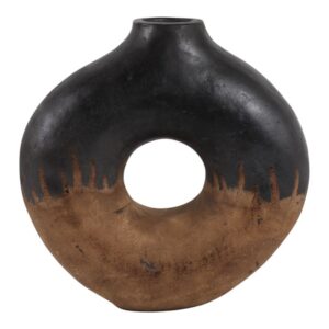 HANKPORT BLACK VASE 12 (IN)