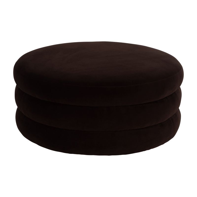 BLAKEGROVE BROWN OTTOMAN 17 (IN)