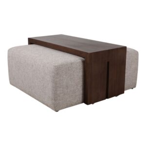 DRYDENFORD IVORY OTTOMAN 17 (IN)