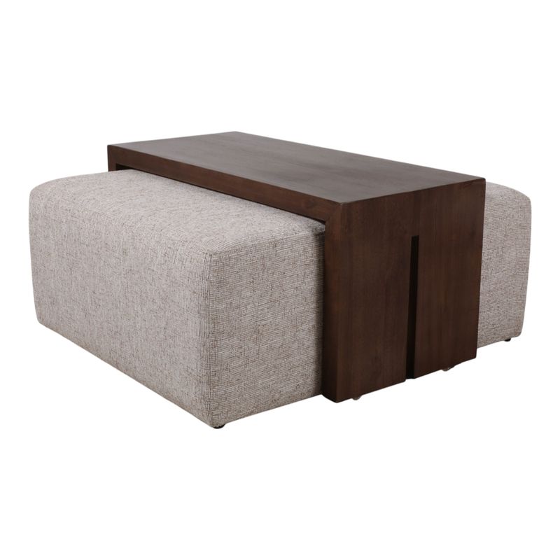 DRYDENFORD IVORY OTTOMAN 17 (IN)