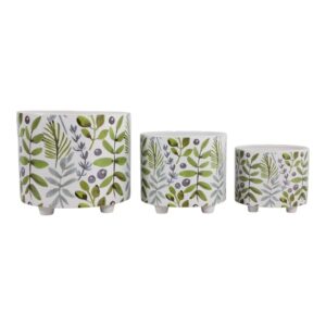 BARNETWORTH SET OF 3 GREEN PLANTER 11 (IN)