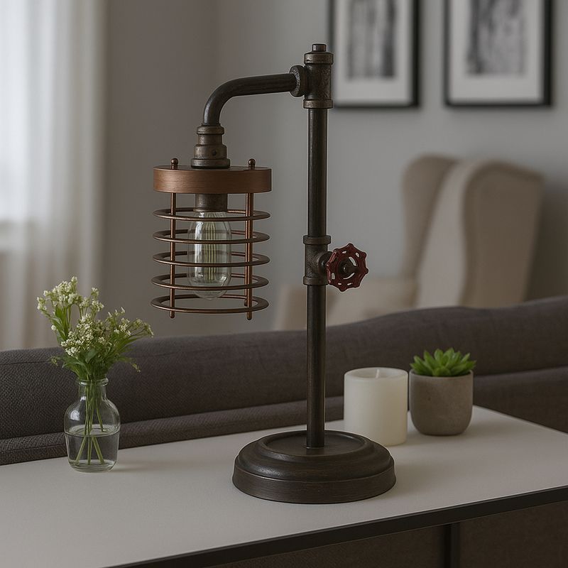 SKYLERRUN BROWN LAMP 18 (IN) - Imagen 2
