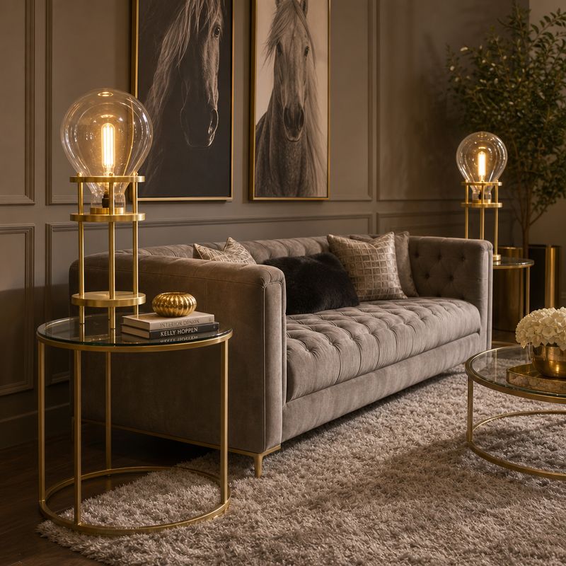 LAYLASTONE GOLD LAMP 31 (IN) - Imagen 5