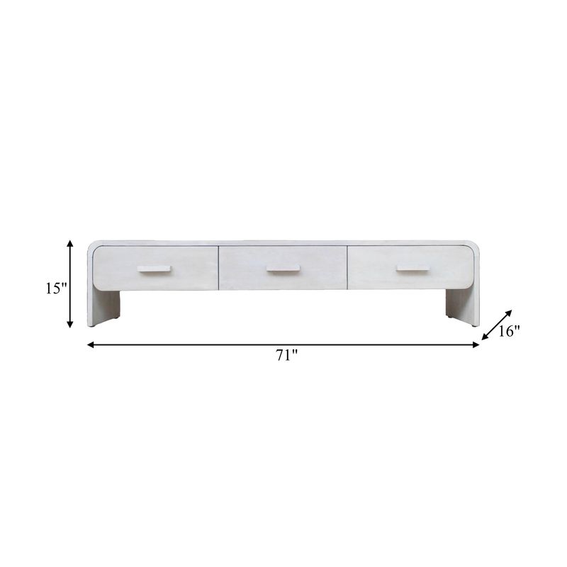 BLANTONSTONE WHITE CONSOLE 71 (IN) - Imagen 4