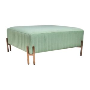 ARNETTPARK GREEN OTTOMAN 18 (IN)