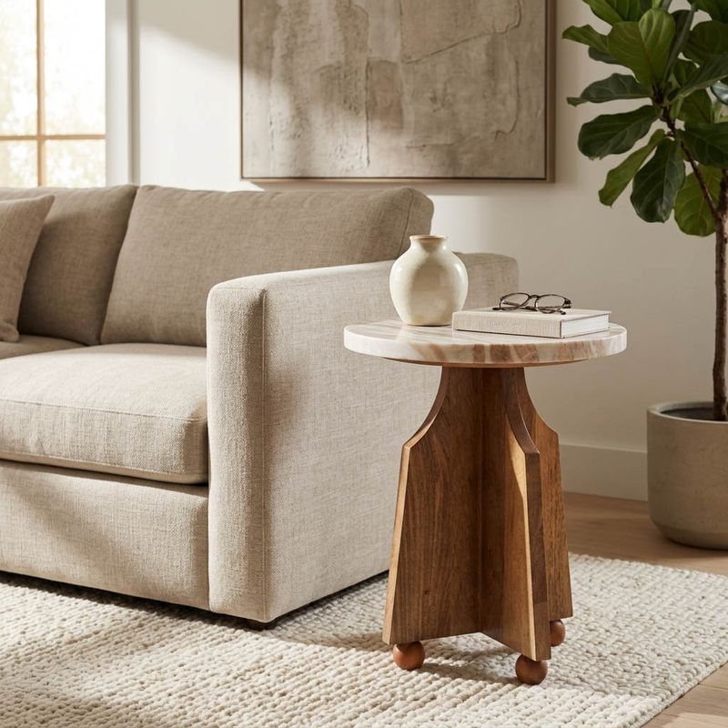 CHAPINLAKE BROWN TABLE 20 (IN) - Imagen 2