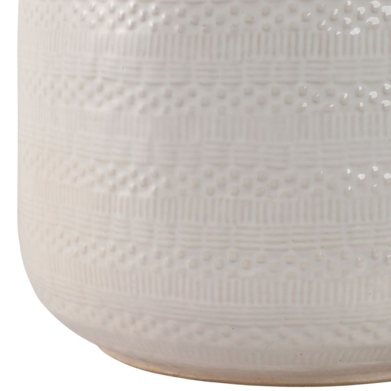 PEYTONLAKE SET OF 2 WHITE PLANTER 10 (IN) - Imagen 6