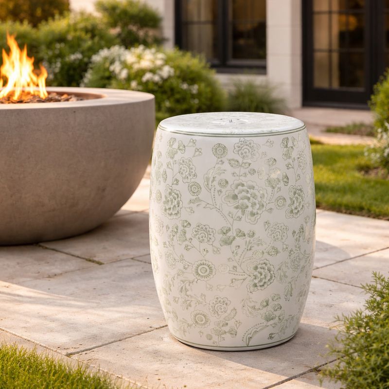 PEYTONWELL GREEN GARDEN STOOL 18 (IN) - Imagen 2