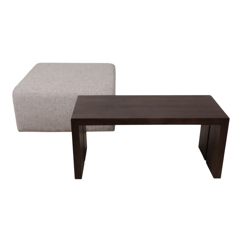 DRYDENFORD IVORY OTTOMAN 17 (IN) - Imagen 5