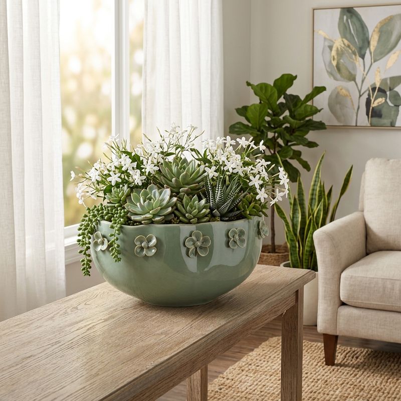 HAROLDSTONE GREEN PLANTER 6 (IN) - Imagen 2